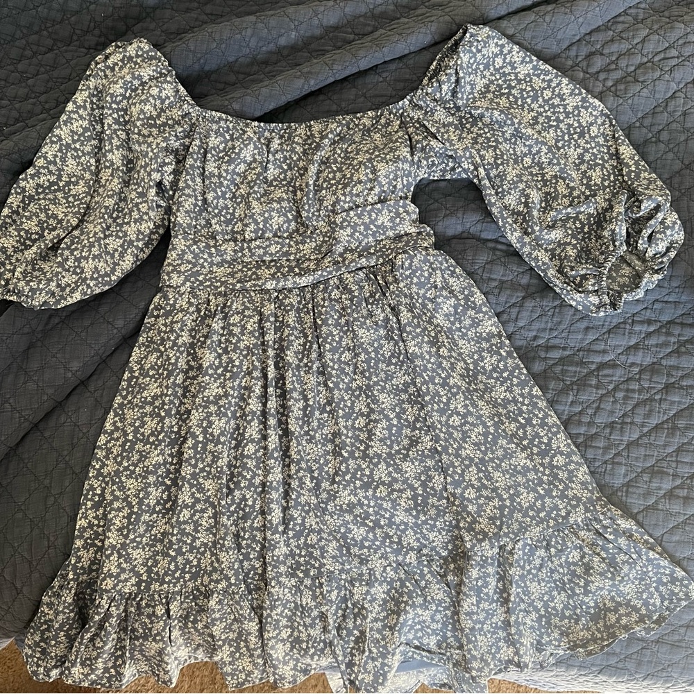 She + Sky floral blue dress